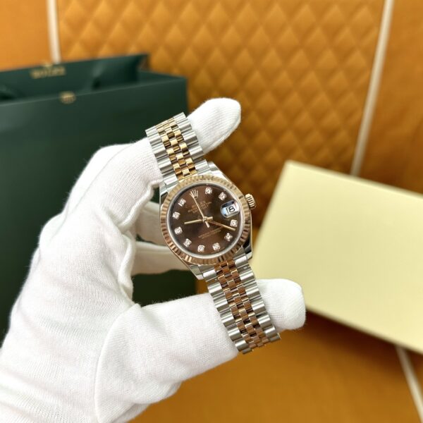 1 Rolex Datejust m278271-0028 (Chocolate Dial with Diamond Markers)