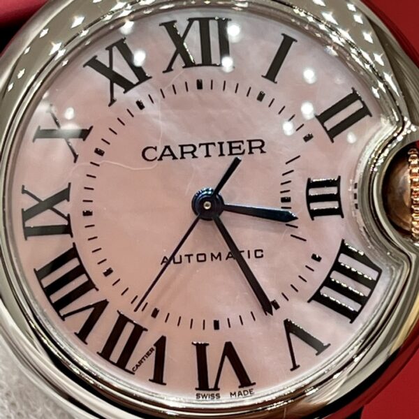 Cartier W6920098 (Stainless Steel & Rose Gold, Blue Sapphire, Silver Dial, Automatic Movement)
