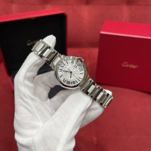 Cartier WSBB0044 (Stainless Steel, Blue Sapphire, Silver Dial, Automatic Movement)