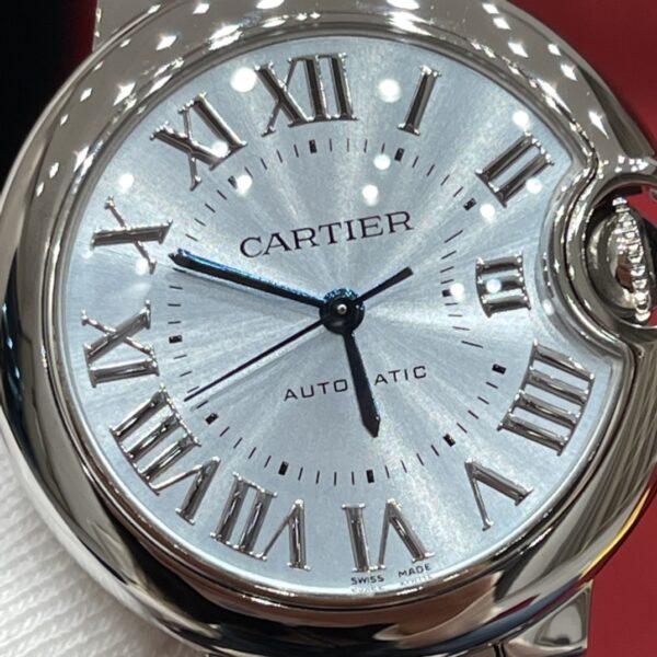 Cartier WSBB0062 (33mm, Ice Blue Dial, Cal.076 Automatic Movement, Stainless Steel)