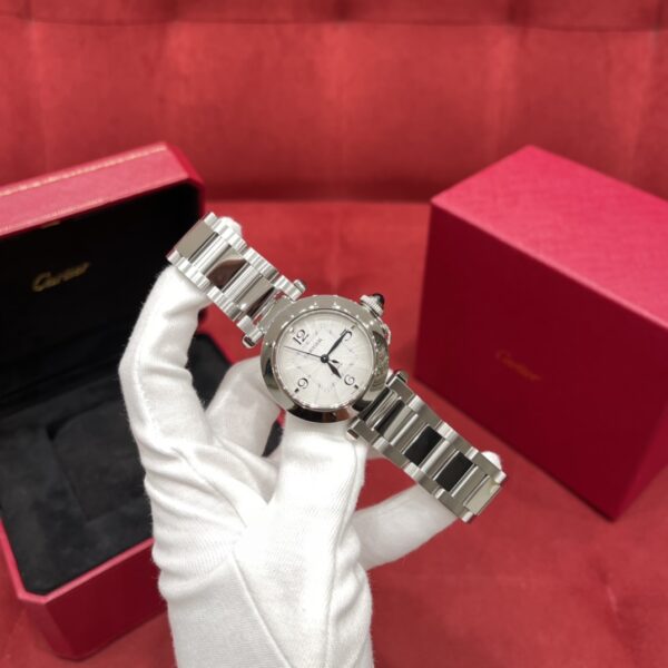 1 Cartier Pasha Series WSPA0013 (35mm, 1847 MC Automatic Movement, Stainless Steel)
