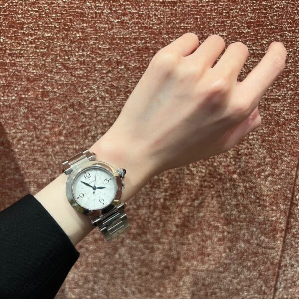 1 Cartier Pasha Series WSPA0013 (35mm, 1847 MC Automatic Movement, Stainless Steel)