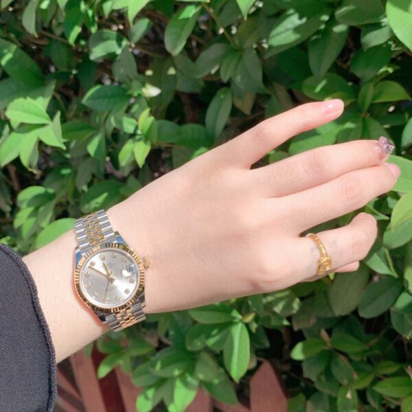 1 Rolex Datejust m278273-0020 (Diamond Hour Markers on Silver Dial)