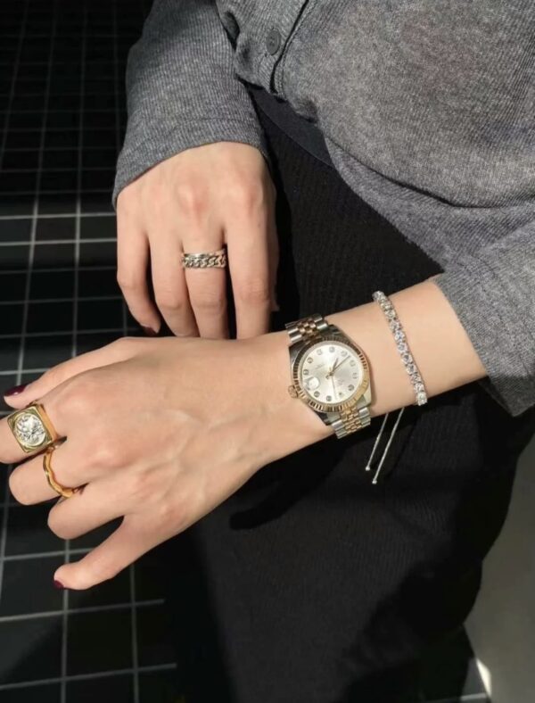 1 Rolex Datejust m278273-0020 (Diamond Hour Markers on Silver Dial)