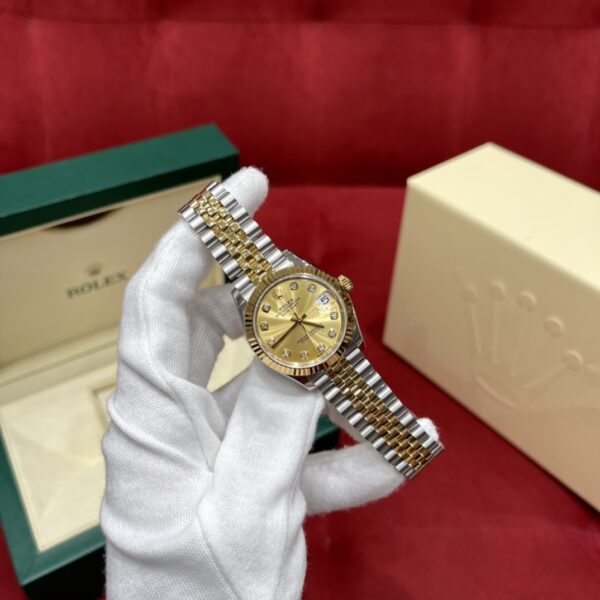 1 Rolex Datejust m278273-0026 (Champagne Dial with Diamond Hour Markers)