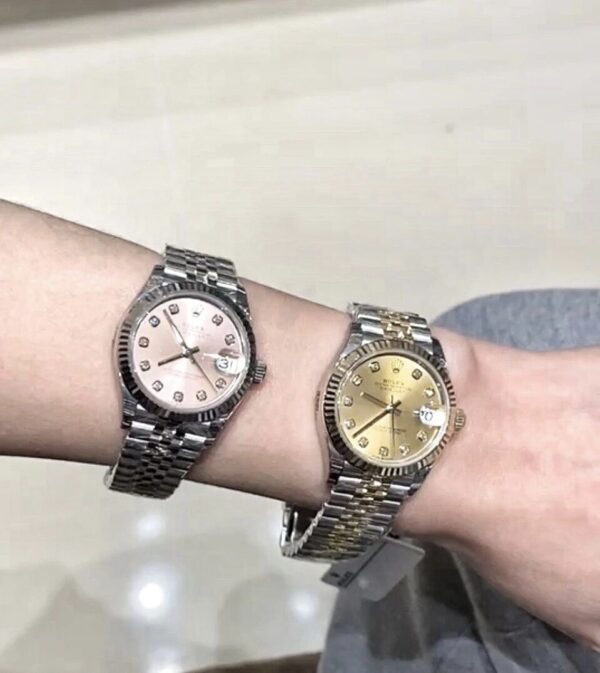 1 Rolex Datejust m278273-0026 (Champagne Dial with Diamond Hour Markers)