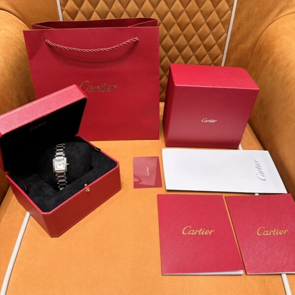 Cartier Tank Française Series Ref. W51007Q4 (Steel & Yellow Gold, Silver Dial)