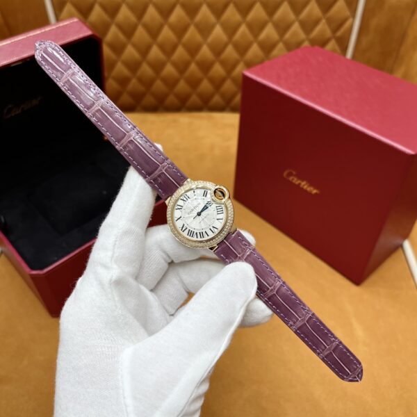Cartier Ballon Bleu Series WE902066 (33mm, Steel, Sapphire Crystal)