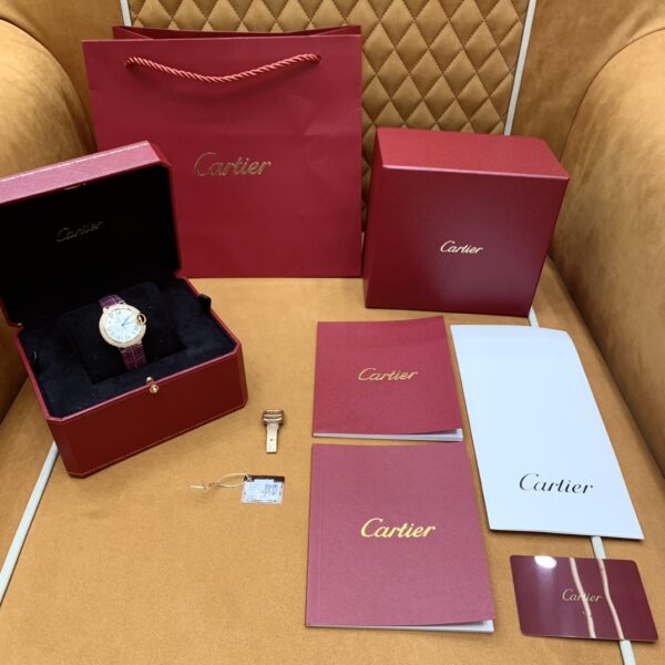 Cartier Ballon Bleu Series WE902066 (33mm, Steel, Sapphire Crystal)