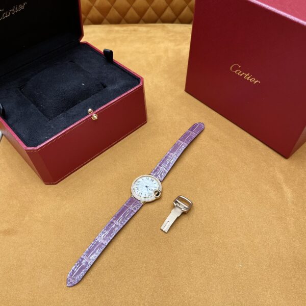 Cartier Ballon Bleu Series WE902066 (33mm, Steel, Sapphire Crystal)