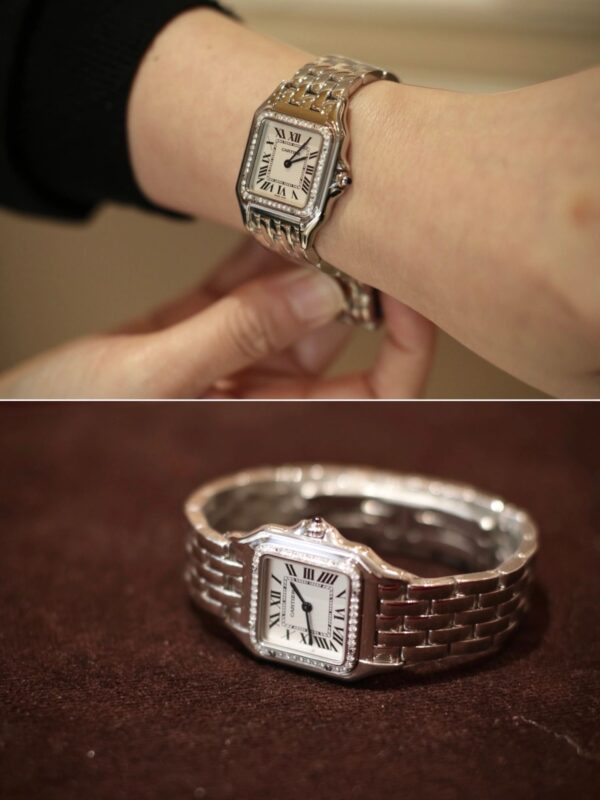 Cartier Leopard Series W4PN0008 (Medium Size with Gold Bezel)