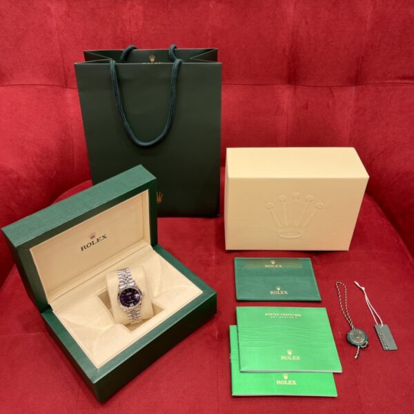 Rolex Datejust m278274-0026 ( Aubergine Diamond Dial)