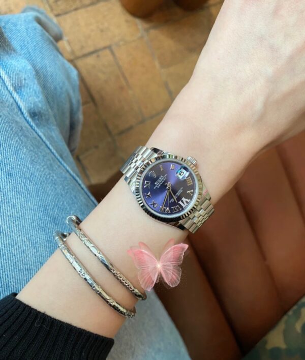 Rolex Datejust m278274-0026 ( Aubergine Diamond Dial)