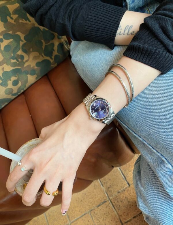 Rolex Datejust m278274-0026 ( Aubergine Diamond Dial)