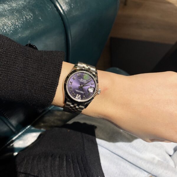 Rolex Datejust m278274-0026 ( Aubergine Diamond Dial)