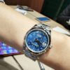 Rolex Datejust m278274-0036 (Diamond-Set Light Blue Floral Dial)