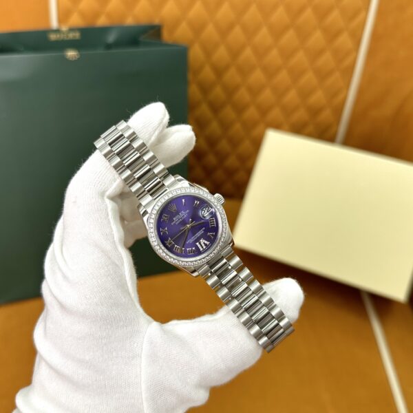 Rolex Datejust m278289rbr-0019 (Aubergine Dial, Diamond Bezel)