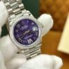 Rolex Datejust m278289rbr-0019 (Aubergine Dial, Diamond Bezel)
