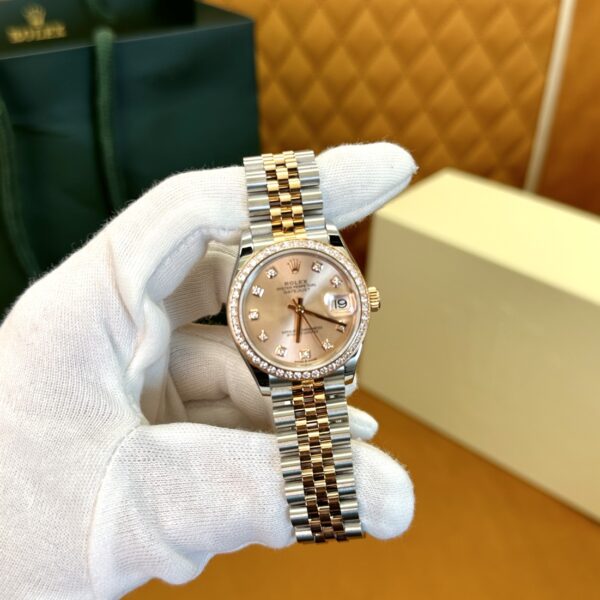 1 Rolex Datejust m278381rbr-0024 (Rose Gold Dial, Diamond Markers)