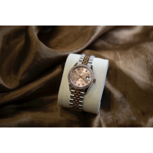 1 Rolex Datejust m278381rbr-0024 (Rose Gold Dial, Diamond Markers)
