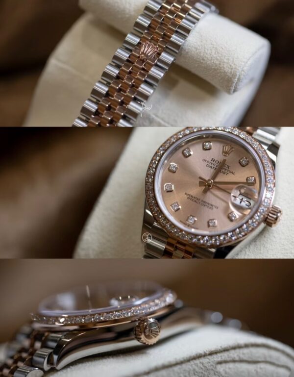 1 Rolex Datejust m278381rbr-0024 (Rose Gold Dial, Diamond Markers)