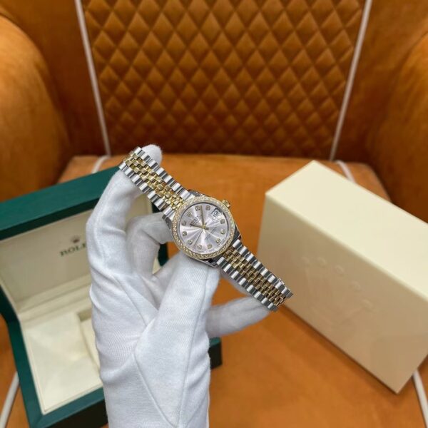 Rolex Datejust m278383rbr-0020 (Diamond Set Silver Dial)
