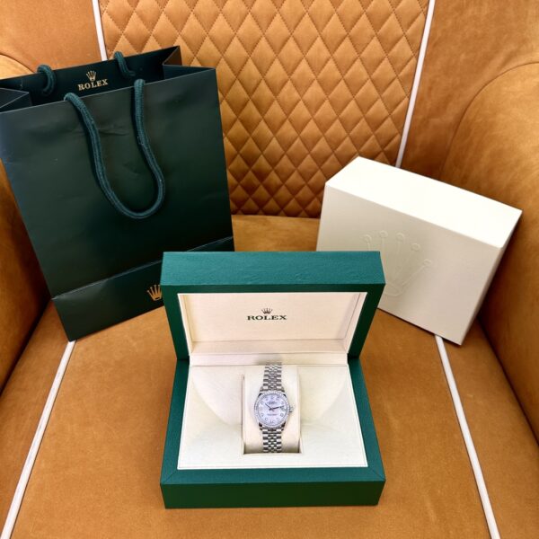 1 Rolex Datejust m278384rbr-0008 (Diamond-Set White Mother-of-Pearl Dial)