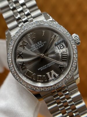 Rolex Datejust m278384rbr-0031 (Gray Roman Numeral Dial)
