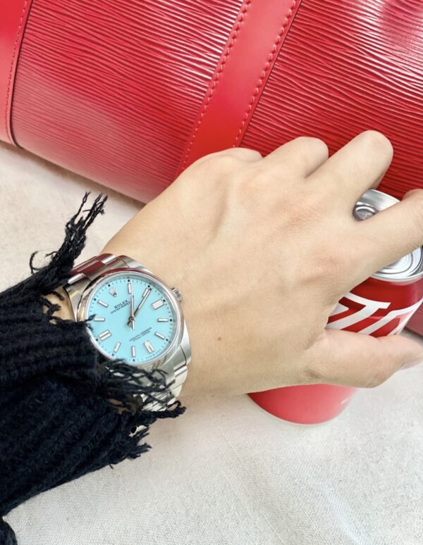 Rolex Oyster Perpetual 41 Ref. M124300-0003（Tiffany blue dial）