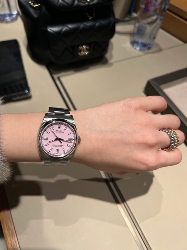 Rolex Oyster Perpetual m277200-0009 (Size: 31mm，Candy Pink Dial)
