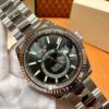 Rolex Sky-Dweller m336934-0001 (Green Dial, Three-Piece Link Bracelet)