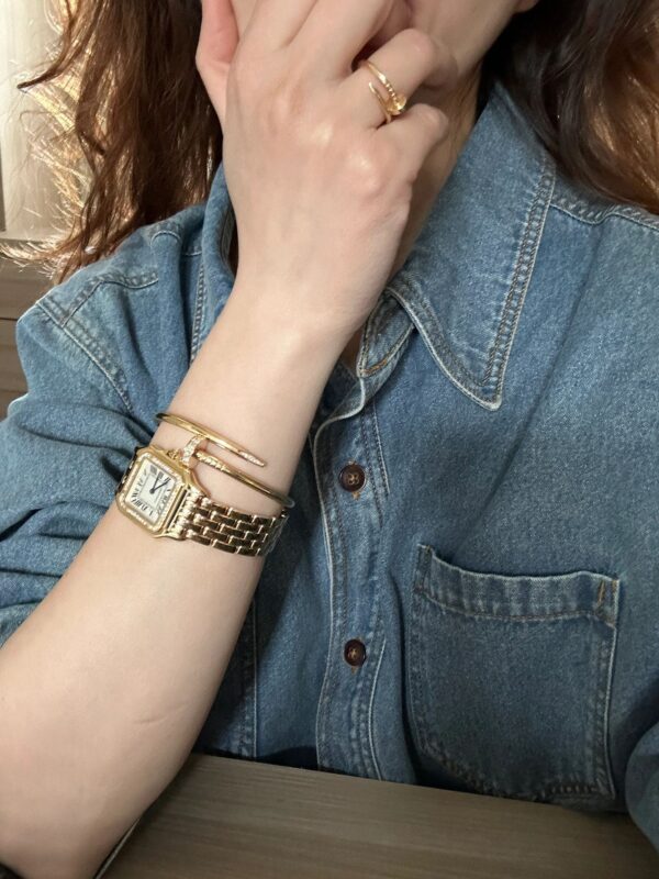 Cartier Leopard Series WJPN0016 (Medium Size, Gold & Swarovski Diamonds)