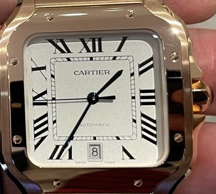 Cartier Santos Series WGSA0018 (Large, Rose Gold)