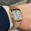 Cartier Santos Series WGSA0018 (Large, Rose Gold)