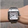 Cartier Santos Series WSSA0018 (Silver, Stainless Steel)