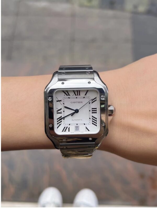 Cartier Santos Series WSSA0018 (Silver, Stainless Steel)