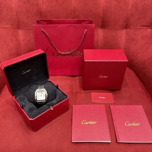 Cartier Santos Series WSSA0018 (Silver, Stainless Steel)