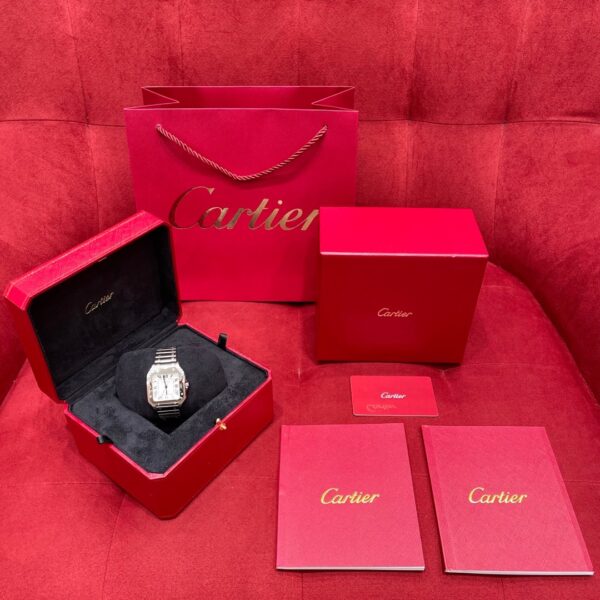 Cartier Santos Series WSSA0029 (Medium Size, Stainless Steel)