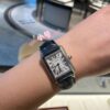 Cartier Tank Series WSTA0030 (Medium Size, Silver Dial, Togo Leather Strap)