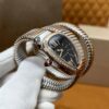 Bvlgari Serpenti Series 102099 SP35BSPGD.2T (Black, Rose Gold, Diamond-Studded, Ceramic Crown, Swiss Quartz Movement)