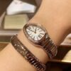Bvlgari Serpenti Series 102237 SP35C6SPGD.1T (White, Rose Gold, Diamond-Studded, Pink Sapphire Crown, Swiss Quartz Movement)