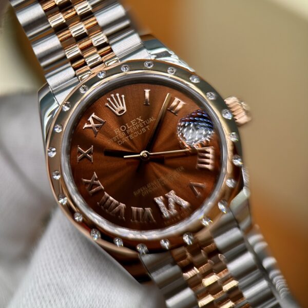 1 Rolex Datejust M278341RBR-0003 (Choco Dial, Diamond Bezel, 31mm)