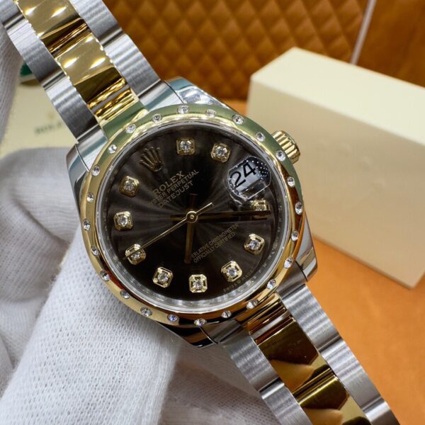 Rolex Datejust M278343RBR-0021 (Choco Dial, Diamond Bezel, 31mm)