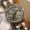 Rolex Datejust M278343RBR-0024 (Olive Green Dial, Diamond Bezel, 31mm)