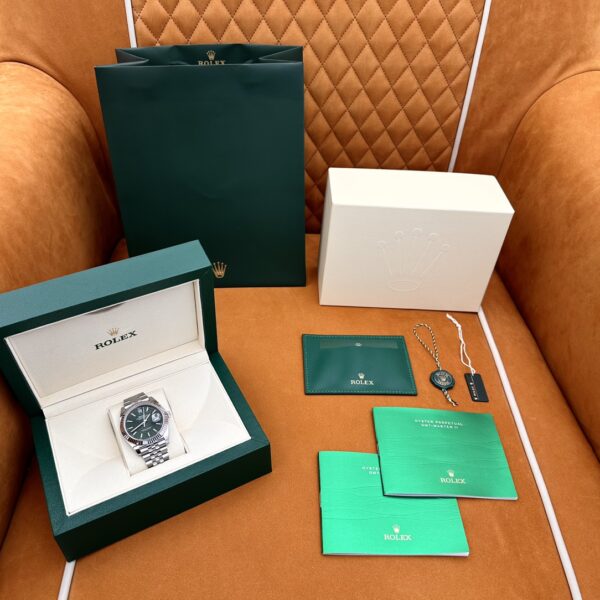 Rolex Datejust M126334-0030 (Green Wave Dial, 41mm)