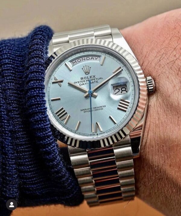 Rolex Day-Date M228236-0012 (40mm，Ice Blue)