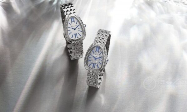1 BVLGARI Serpenti 103148 (White Dial, 18K White Gold)