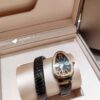 Bvlgari Serpenti 102532 (Black Dial, Rose Gold & Diamond Accents, 35mm)