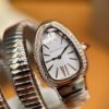 Bvlgari Serpenti 103149 (Silver Dial, Rose Gold & Diamond Accents, 35mm)