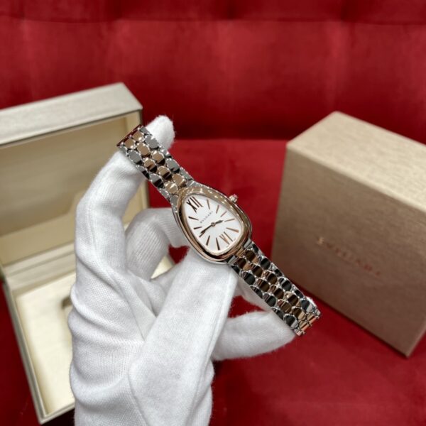 Bvlgari Serpenti 103277 (Opaline Dial, Rose Gold Accents, 33mm)